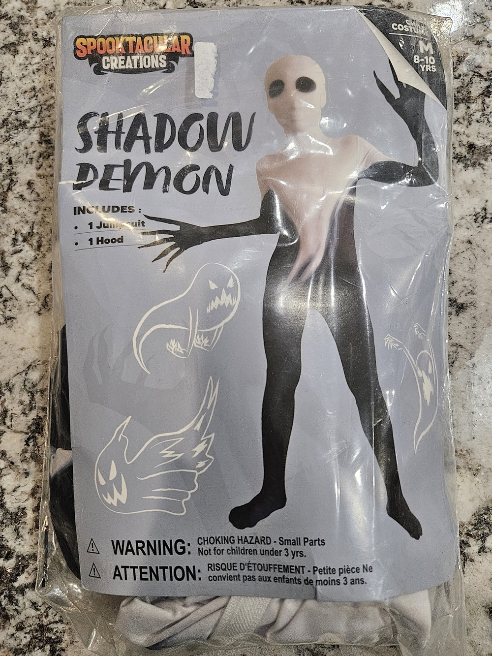 Spooktacular Creations Shadow Demon Kids Costume - Black & Light Gray